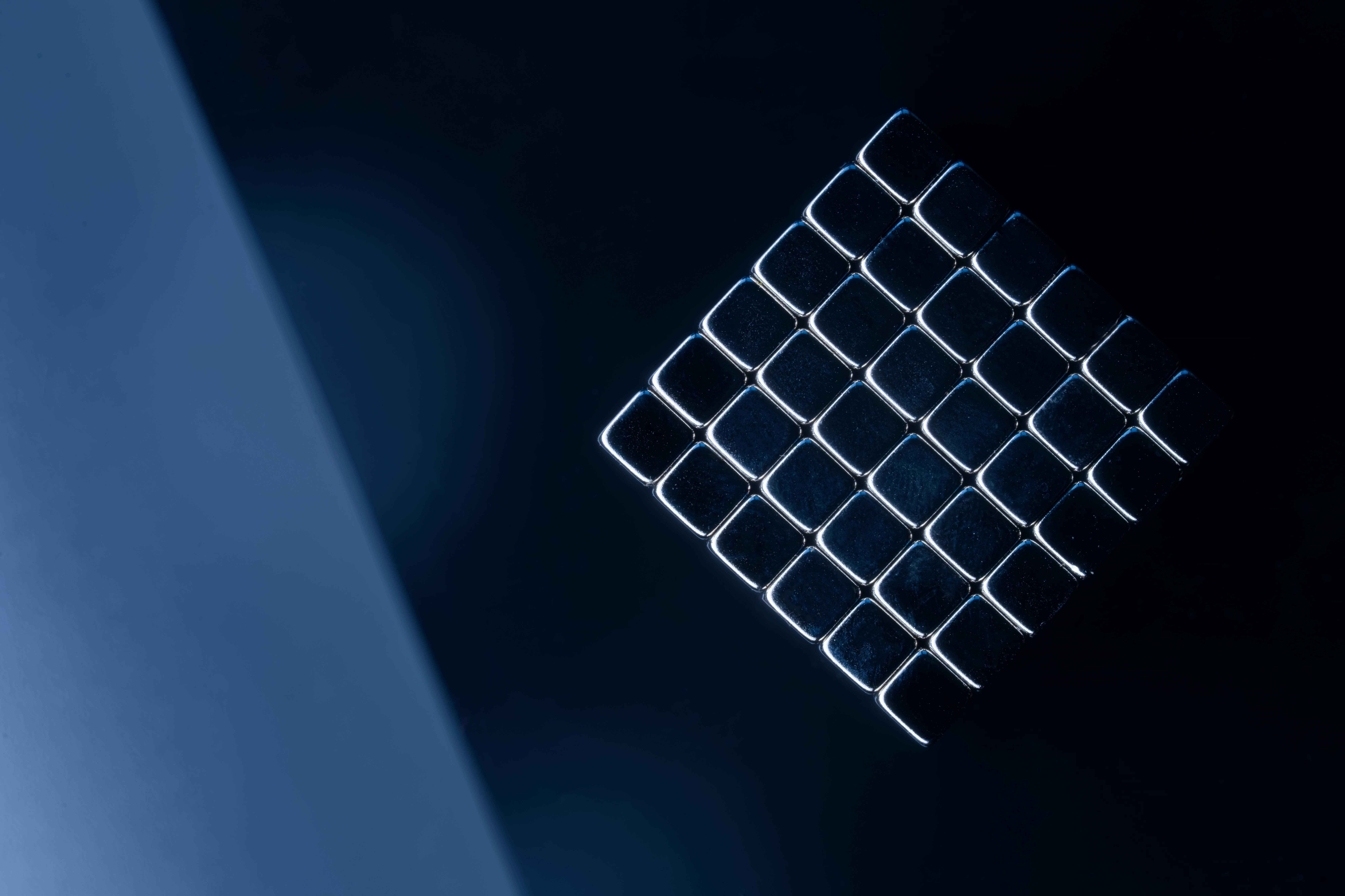 Close-up of a magnetic array component