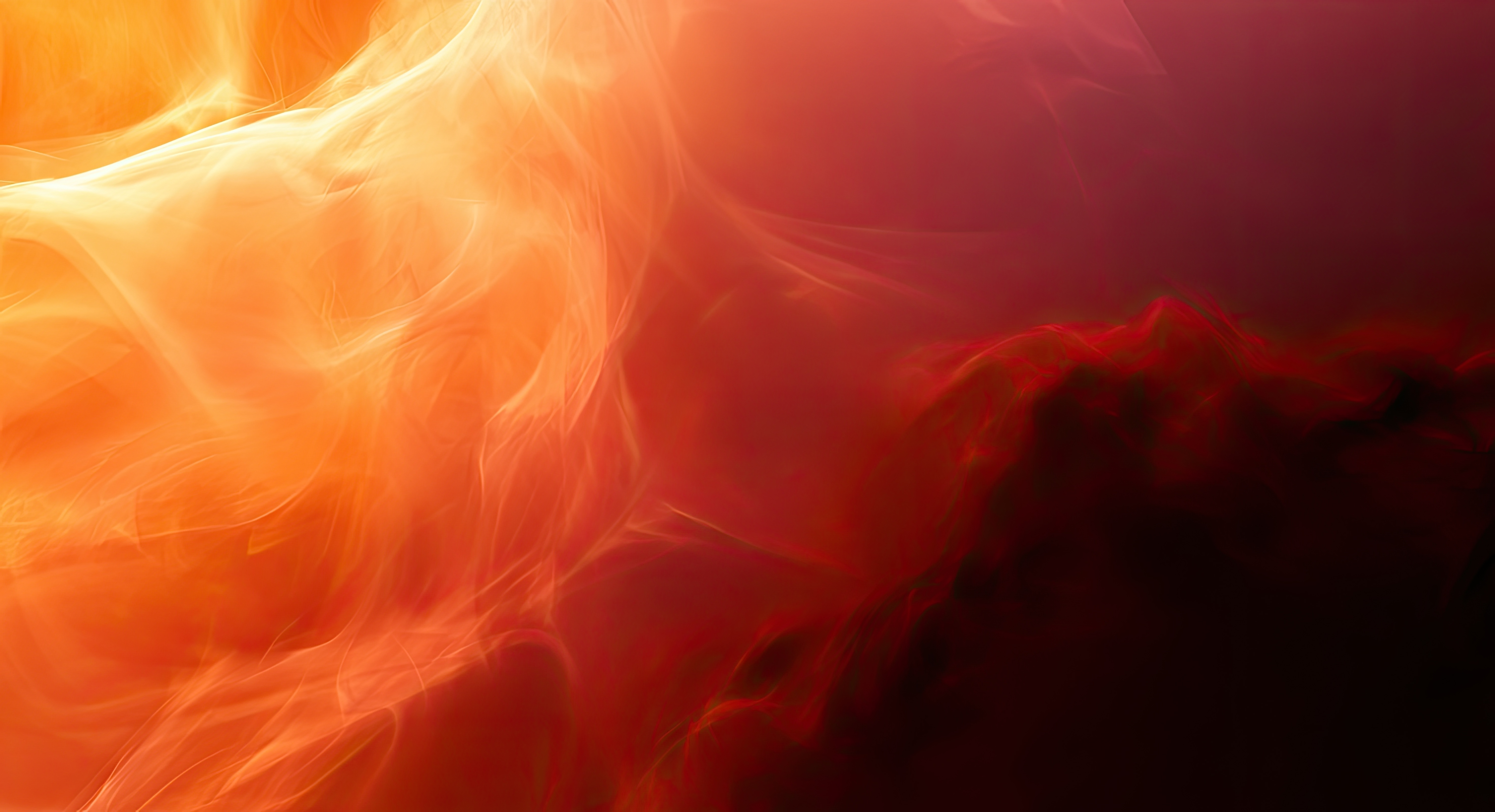 Abstract flame texture representing the pyrolysis process